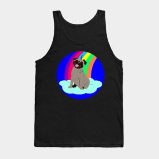 Pugicorn on a cloud Tank Top